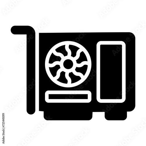 Graphic Card Vector Icon