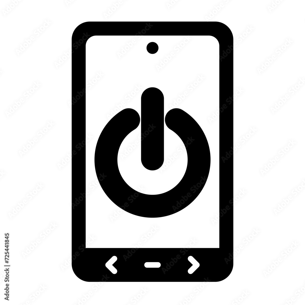 Power Off Vector Icon Power Off Vector Icon