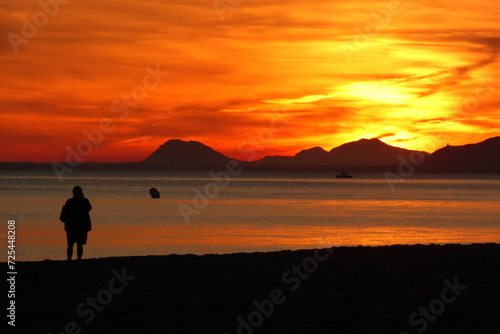 Benidorm Sunset Costa Blanca Spain