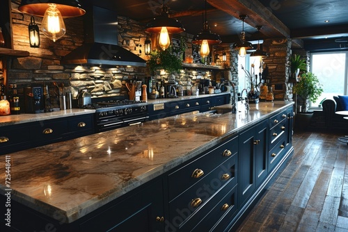 modern kitchen design with wooden flooring interior professional advertising photography © MeyKitchen
