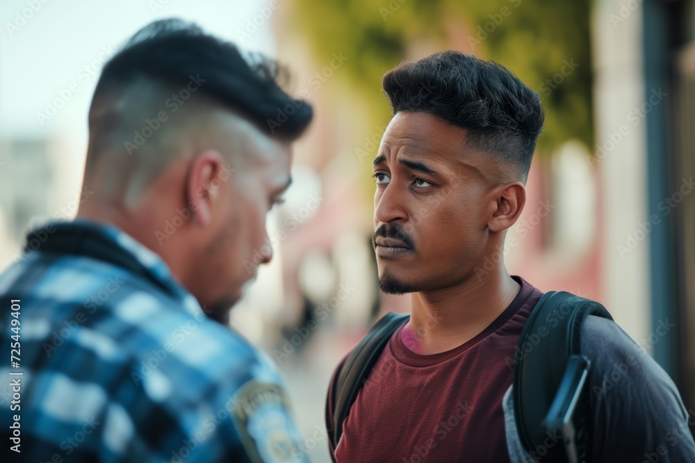 a suspect refusing to look at the questioning officer a suspect refusing to look at the questioning officer