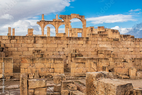 A Byzantine church in the Roman ruins of Khemissa in Algeria.