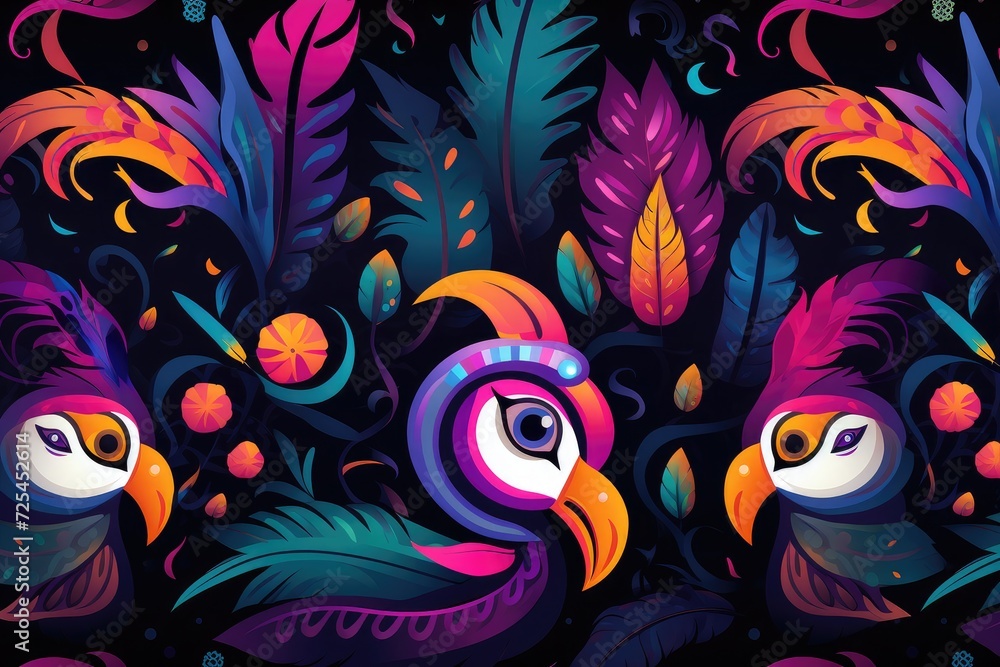 Enchanted Eve: A Tapestry of Mardi Gras Masks and Festive Flair Generative AI Enchanted Eve: A Tapestry of Mardi Gras Masks and Festive Flair Generative AI