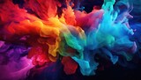 Vivid Dreamscape: A Symphony of Colorful Fluidity and Abstract Art Generative AI