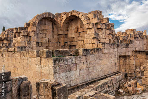 A Byzantine church in the Roman ruins of Khemissa in Algeria.