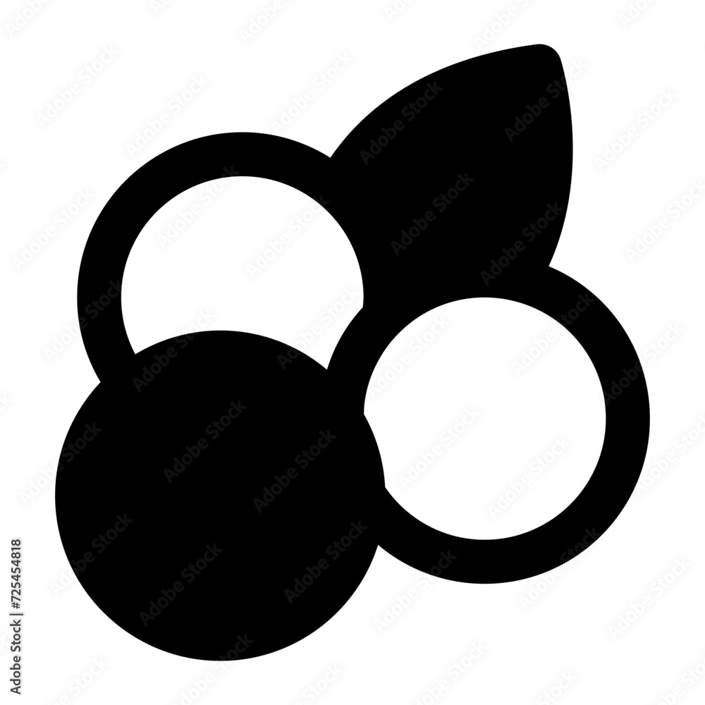 Fototapeta premium Blueberry Icon