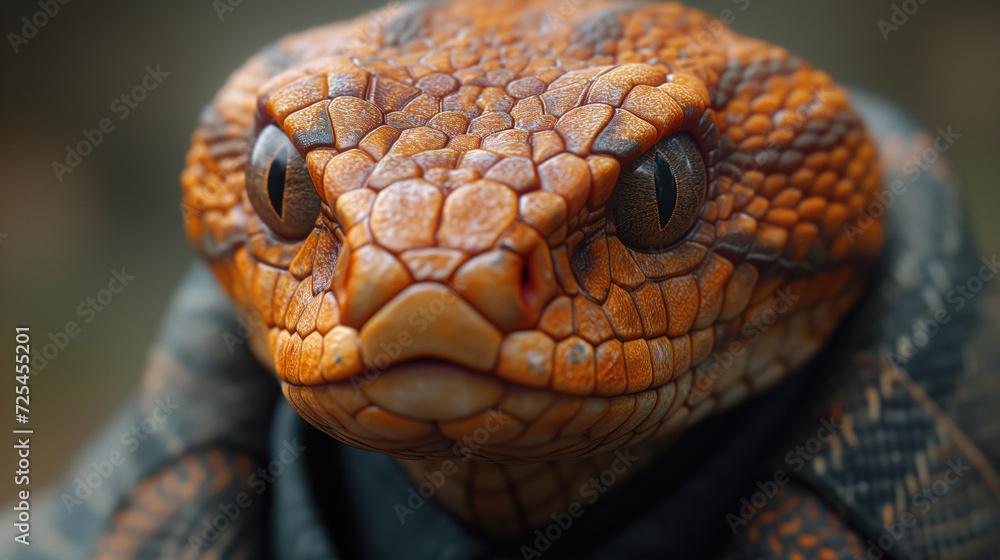 The cobra in a Suit full body. smart and handsome and look solemn. background in the office room. The cobra in a Suit full body. smart and handsome and look solemn. background in the office room.