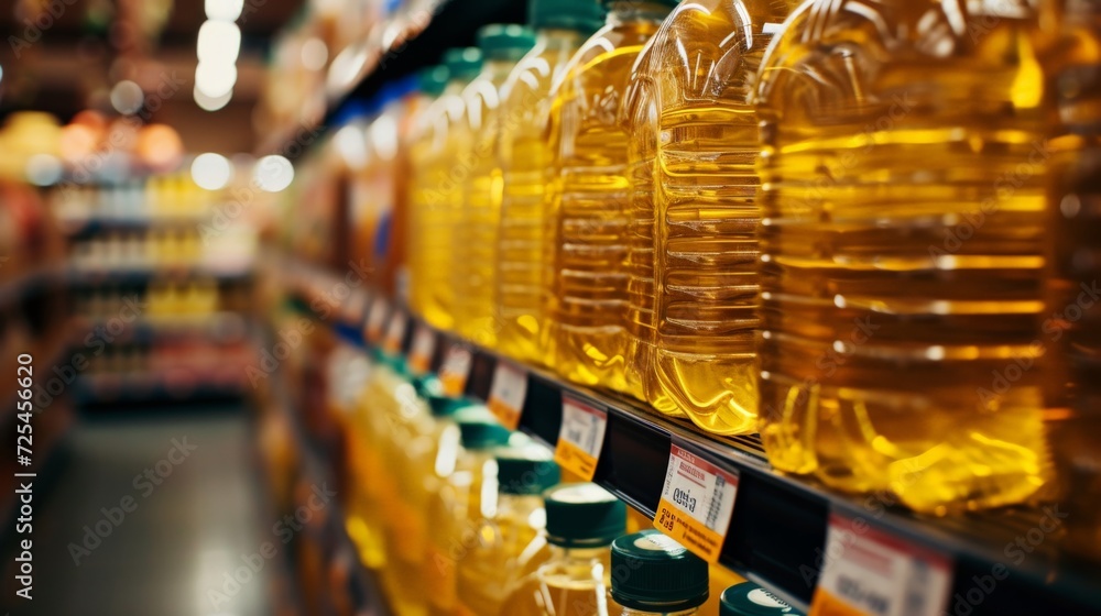 vegetable oil in plastic bottle , palm oil in store vegetable oil in plastic bottle , palm oil in store