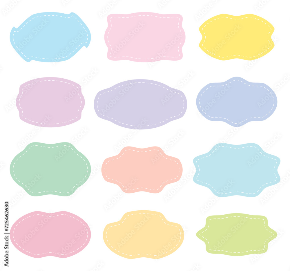 pastel colored different geometric shapes set pastel colored different geometric shapes set