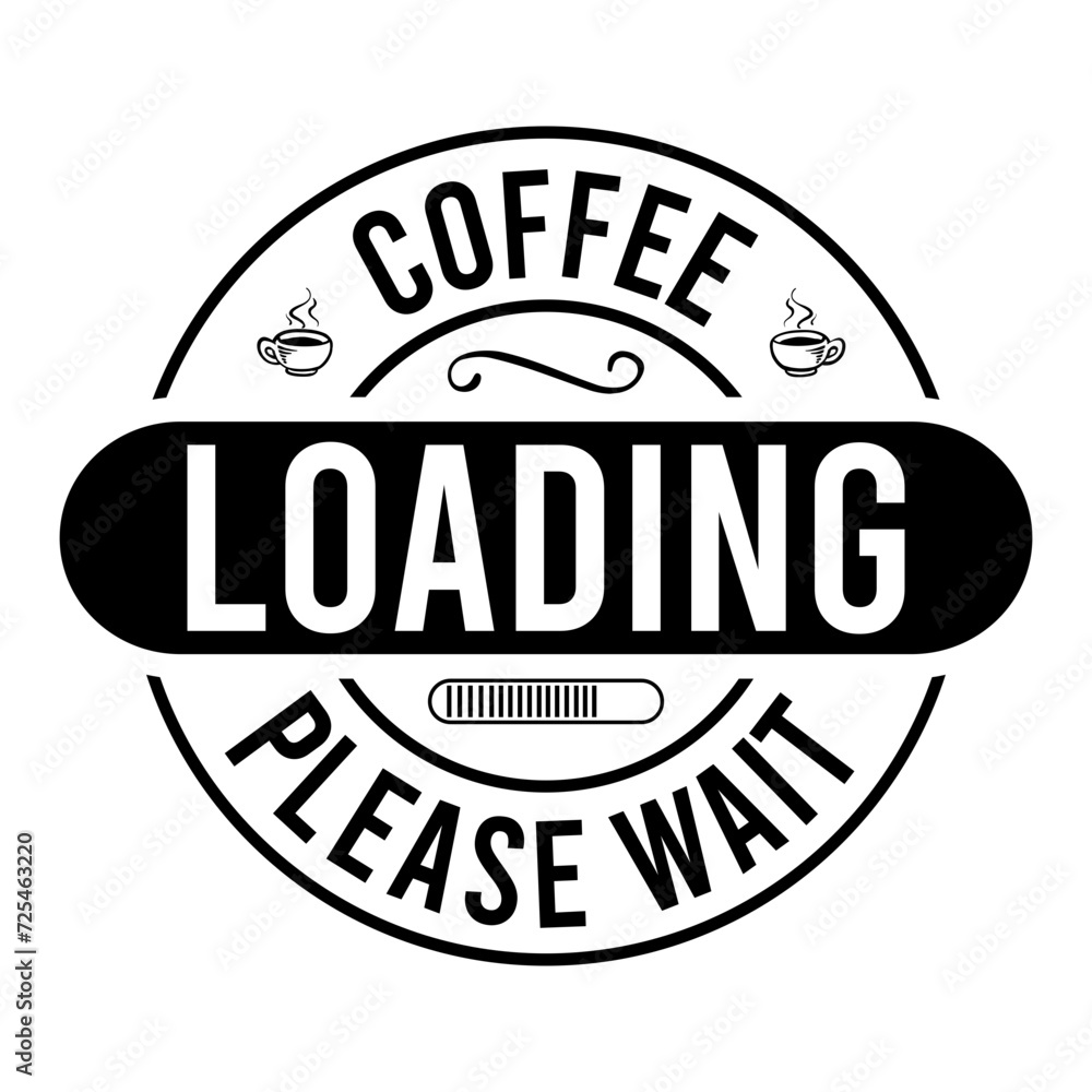 Coffee Loading Please Wait SVG Coffee Loading Please Wait SVG