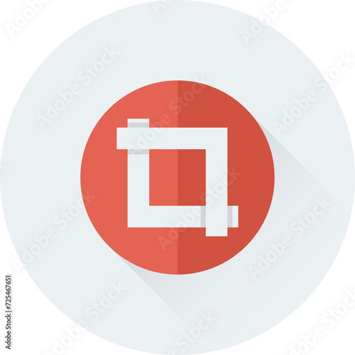 Crop Vector Icon