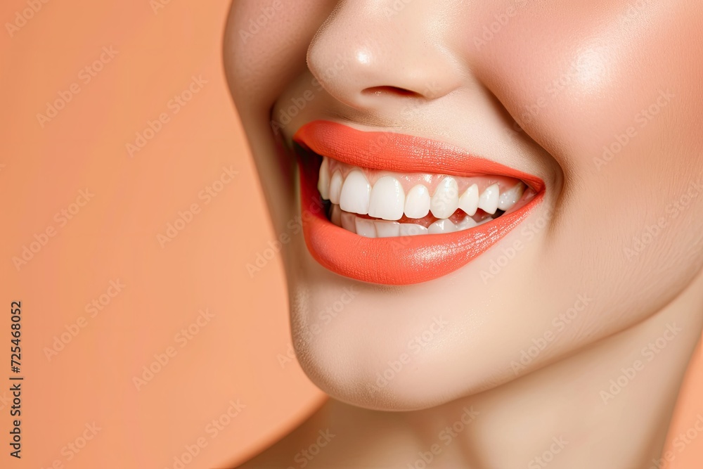Obraz premium close up of a woman with a smile