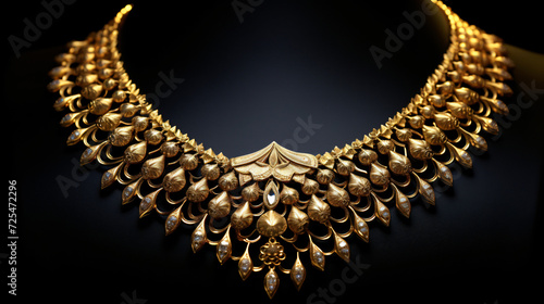 Indian gold Necklace Jewelry