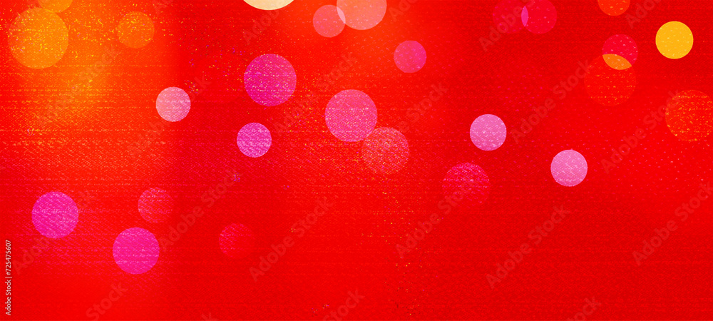 Red widescreen bokeh background. Simple design backdrop for banners, posters, and various design works Red widescreen bokeh background. Simple design backdrop for banners, posters, and various design works