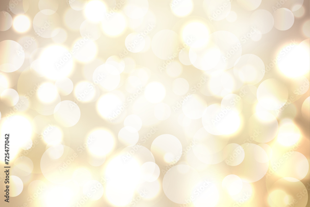 Gold bokeh background, white defocused light on gold brown gradient background vector. Gold bokeh background, white defocused light on gold brown gradient background vector.
