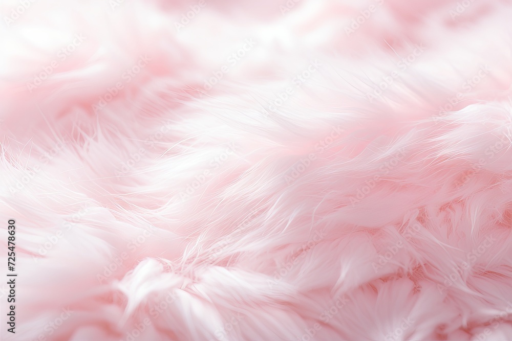 Soft pink fur close up texture background for fashion, textile, and interior design projects