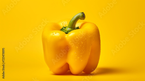 yellow pepper background photo