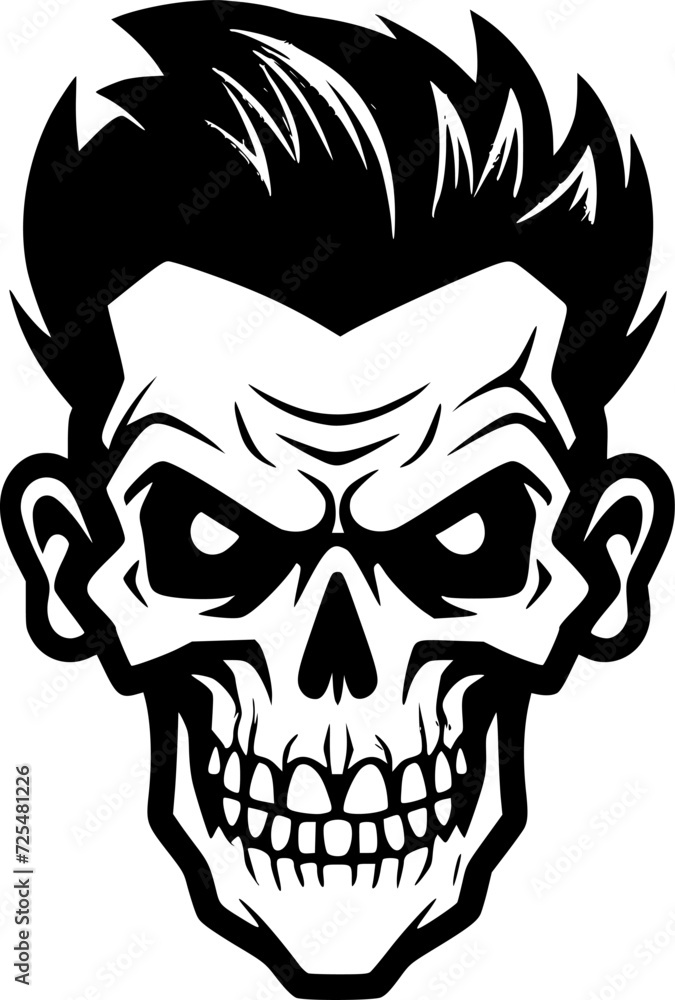 Skull | Minimalist and Simple Silhouette - Vector illustration Skull | Minimalist and Simple Silhouette - Vector illustration