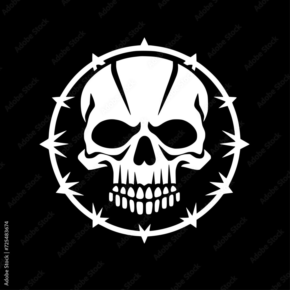 Skull | Minimalist and Simple Silhouette - Vector illustration Skull | Minimalist and Simple Silhouette - Vector illustration
