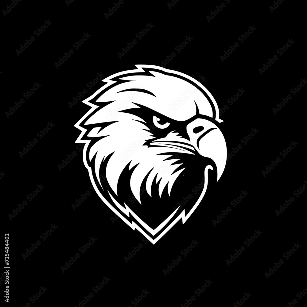 Fototapeta premium Eagle | Minimalist and Simple Silhouette - Vector illustration