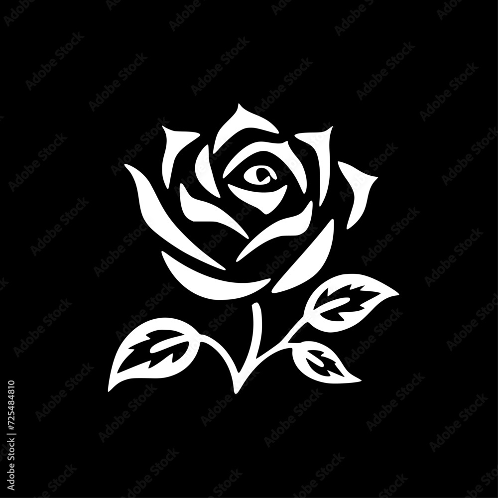 Flower - Minimalist and Flat Logo - Vector illustration Flower - Minimalist and Flat Logo - Vector illustration