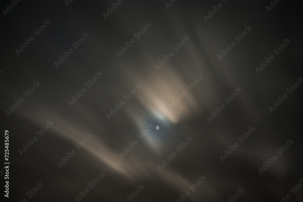 Moon timelapse through the clouds