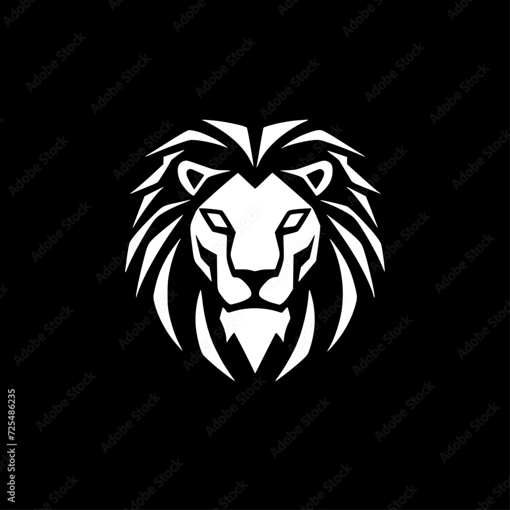 Lion | Black and White Vector illustration Lion | Black and White Vector illustration