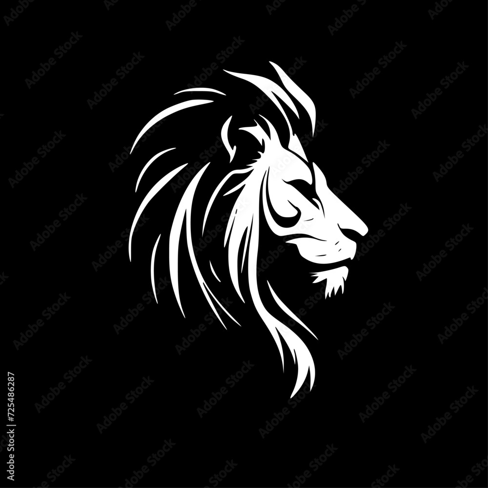 Lion | Minimalist and Simple Silhouette - Vector illustration Lion | Minimalist and Simple Silhouette - Vector illustration