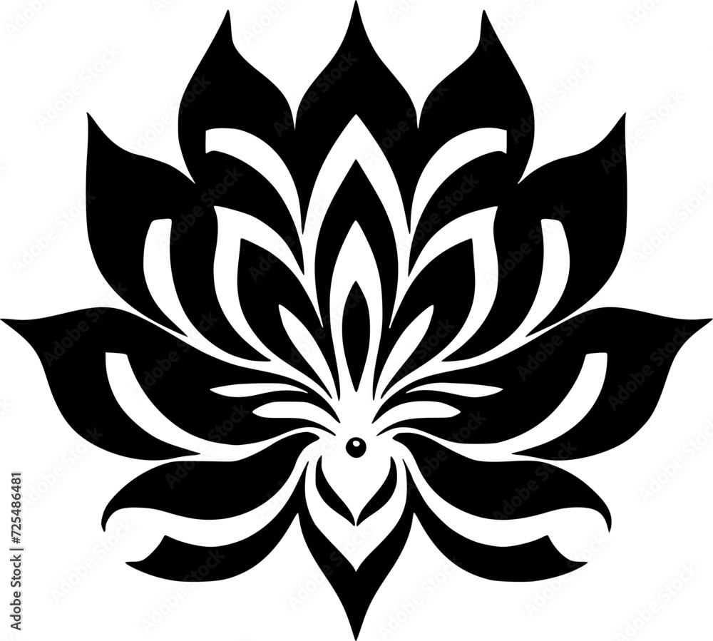 Mandala - Minimalist and Flat Logo - Vector illustration Mandala - Minimalist and Flat Logo - Vector illustration