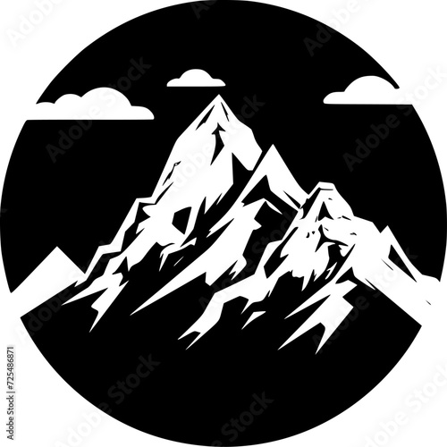 Mountain Range - High Quality Vector Logo - Vector illustration ideal for T-shirt graphic