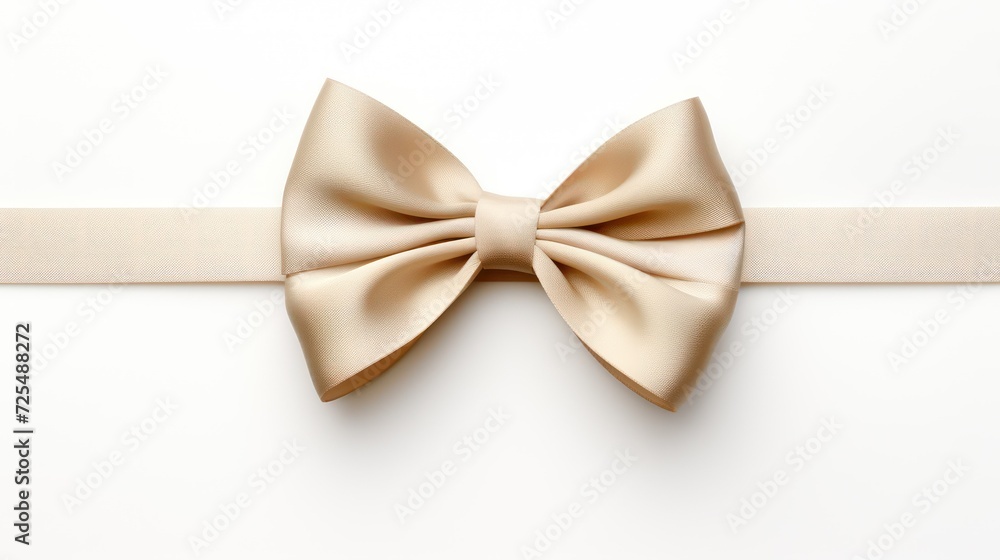 white bow isolated on white background white bow isolated on white background