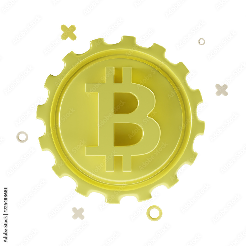 bitcoin 3d icon bitcoin 3d icon