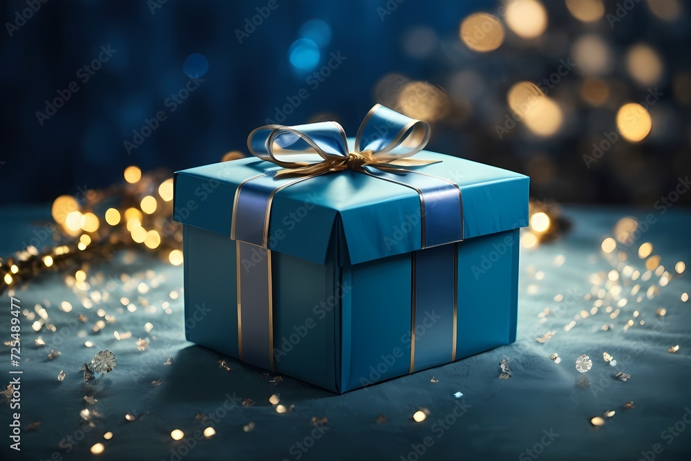 christmas gift box with ribbon christmas gift box with ribbon
