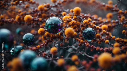 Dive into the microscopic world of molecules and witness their unique structures and patterns. 