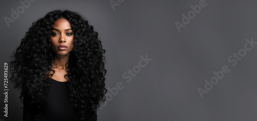 a beautiful girl with long curly hair. a young woman. artificial intelligence generator, AI, neural network image. background for the design.