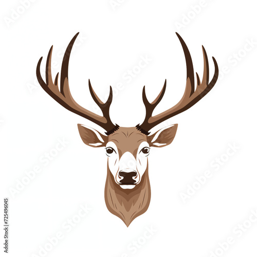 Antlers of a reindeer vector illustration