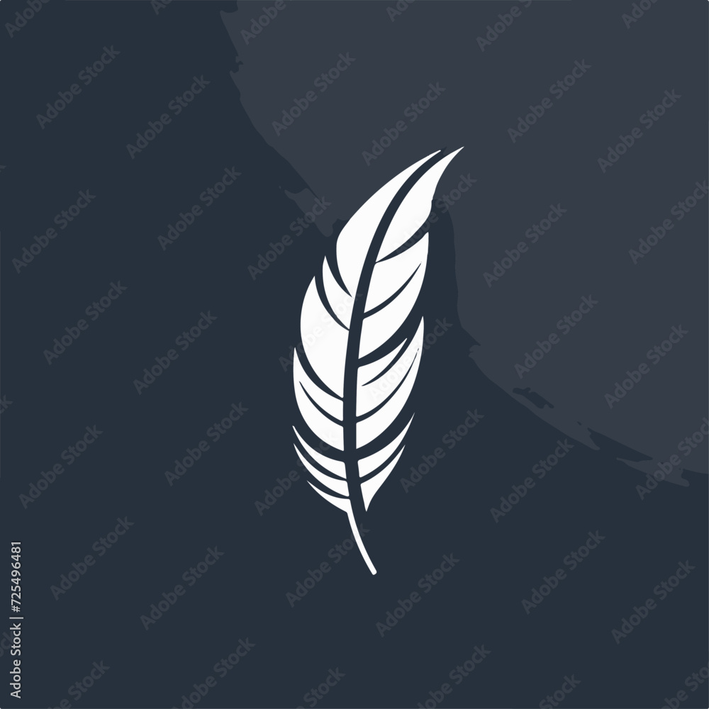 fluffy feather icon vector minimalist style fluffy feather icon vector minimalist style
