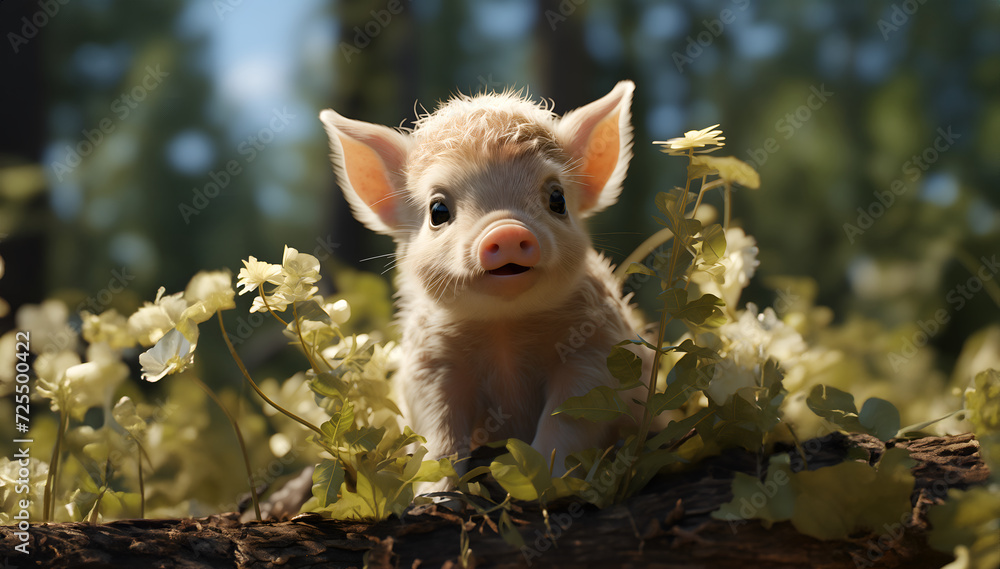Little Piggy in the Woods Little Piggy in the Woods