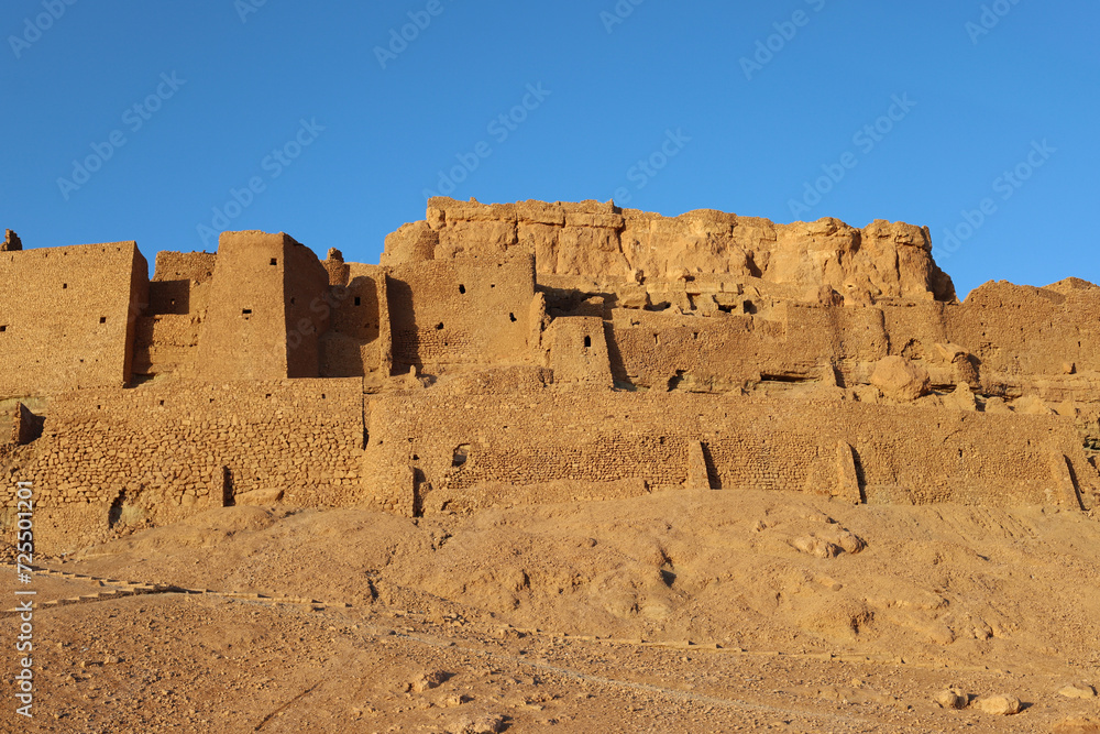ruins of the fortress in El Menia, Algeria