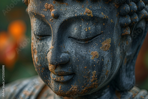 Buddha statue in calm rest pose