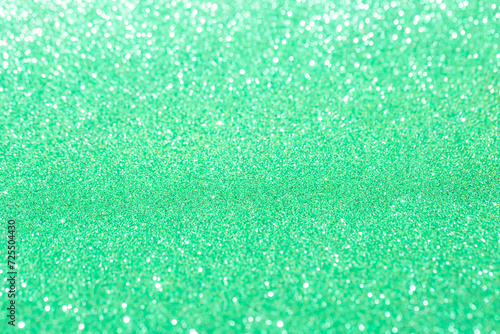 Bright glowing green bokeh