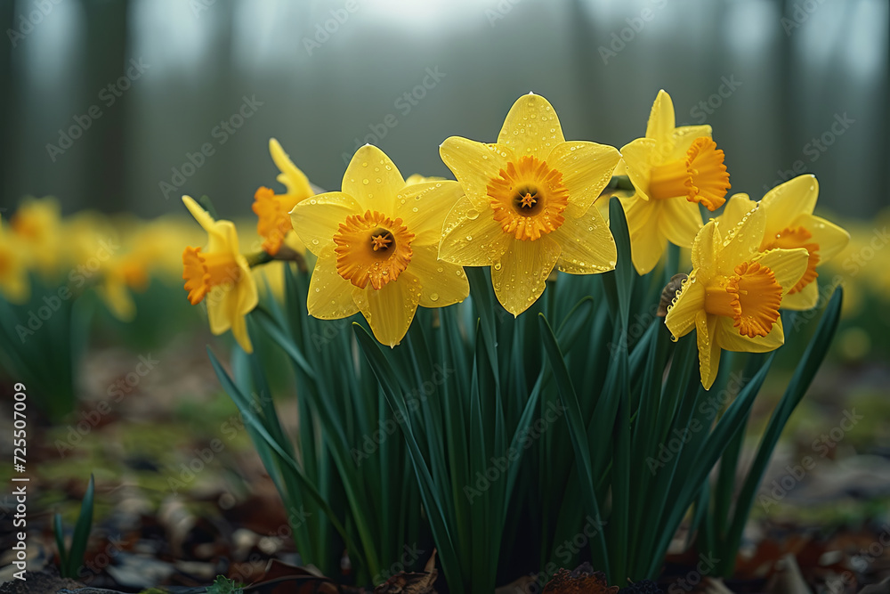 Obraz premium daffodils in spring