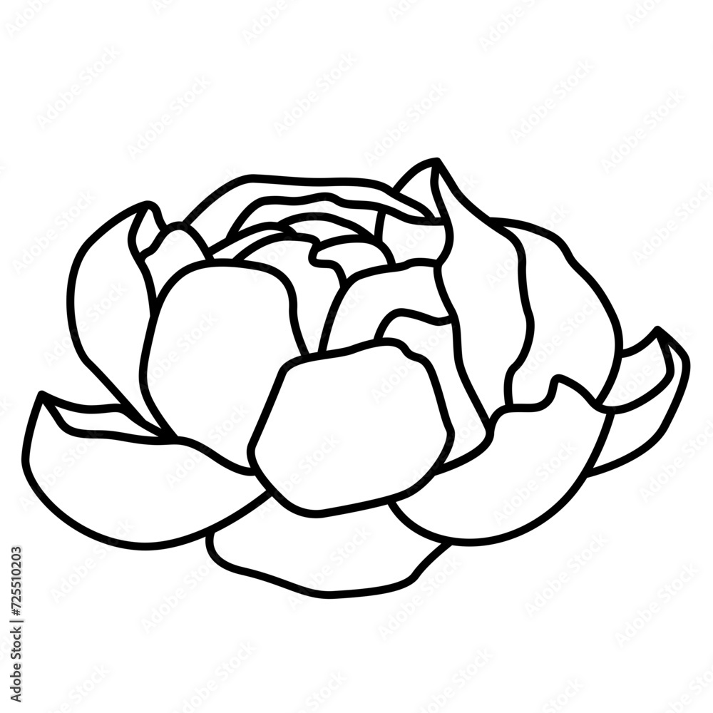 Flat flower icon Flat flower icon
