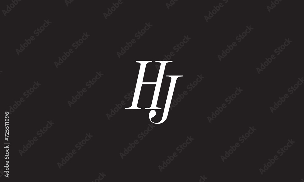 HJ, JH , J , H , Abstract Letters Logo Monogram HJ, JH , J , H , Abstract Letters Logo Monogram
