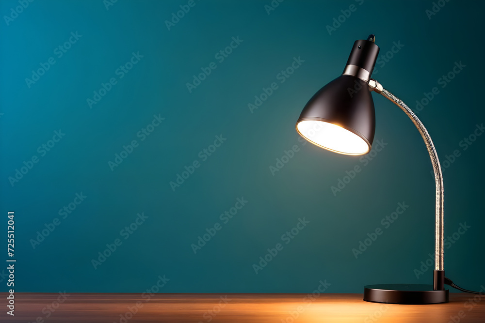 night lamp,lamp, light, interior, room, table,Generative AI