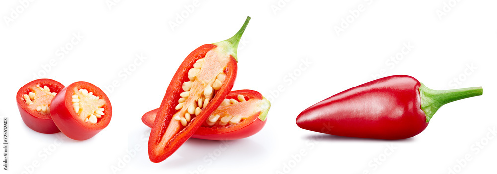 Fresh organic pepper isolated Fresh organic pepper isolated