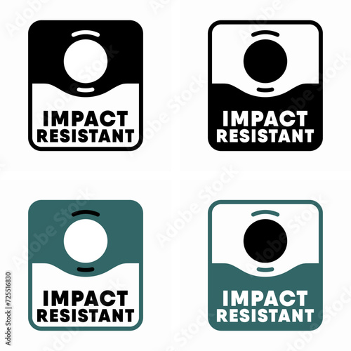 Impact resistant vector information sign