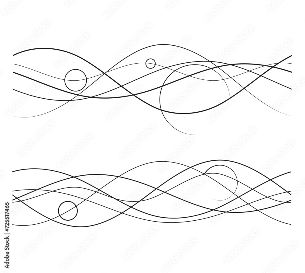 Design elements. Wave of many purple black lines. Abstract wavy stripes on white background isolated. Vector illustration EPS 10. Colourful waves with lines Design elements. Wave of many purple black lines. Abstract wavy stripes on white background isolated. Vector illustration EPS 10. Colourful waves with lines