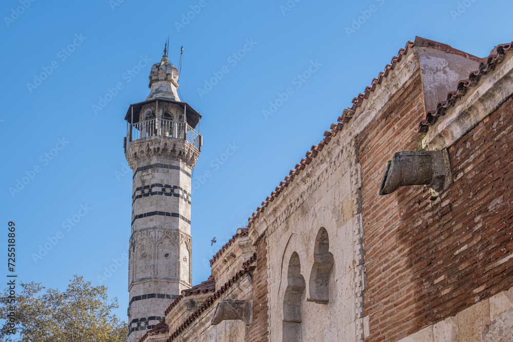 ulucami. grand mosque and historical minaret. adana, turkey. 