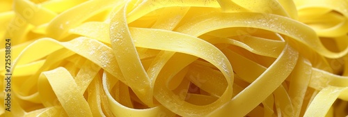 Close up view of delicious traditional italian pennettine pasta as an abstract background